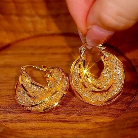 Wholesale Simple Zircon Ear Buckle Earrings