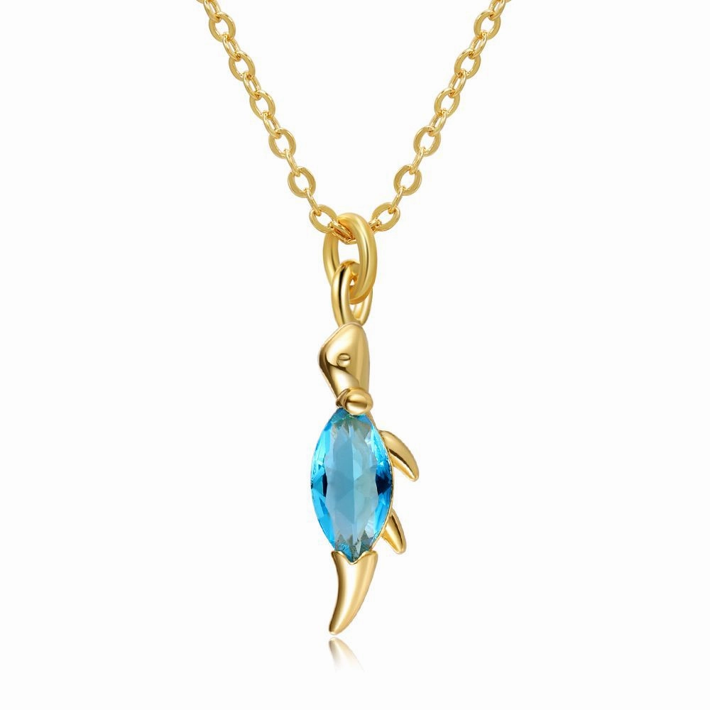 Wholesale Small Animal Elements 18K Gold Plated Color Preserve Necklaces