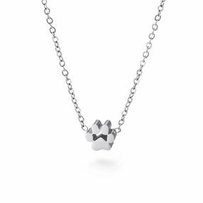Wholesale Small Animal Paw Print Gold Plated Necklaces