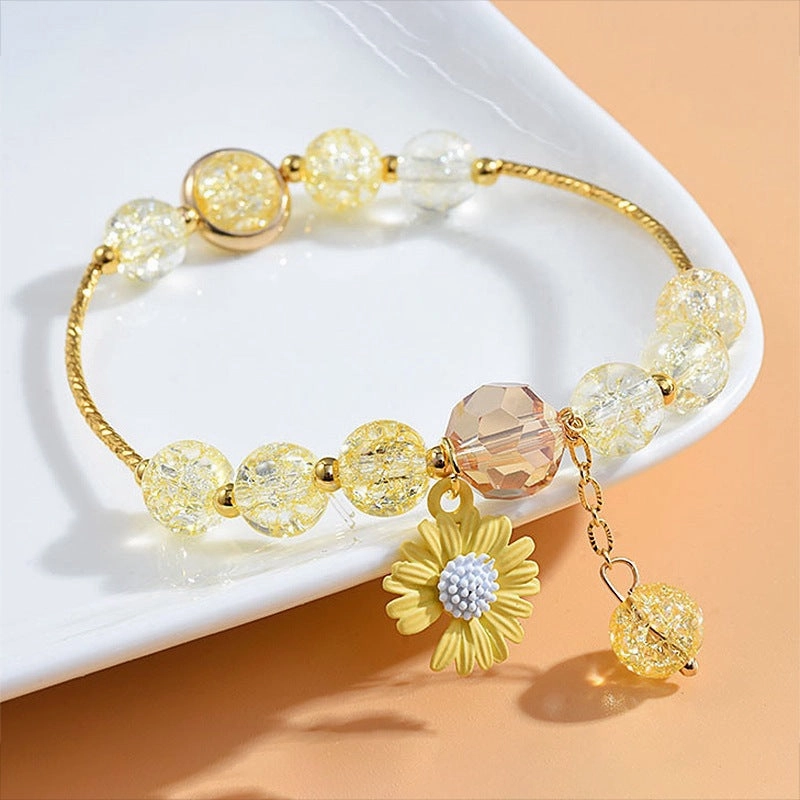 Wholesale Small Fresh Daisy Bracelet