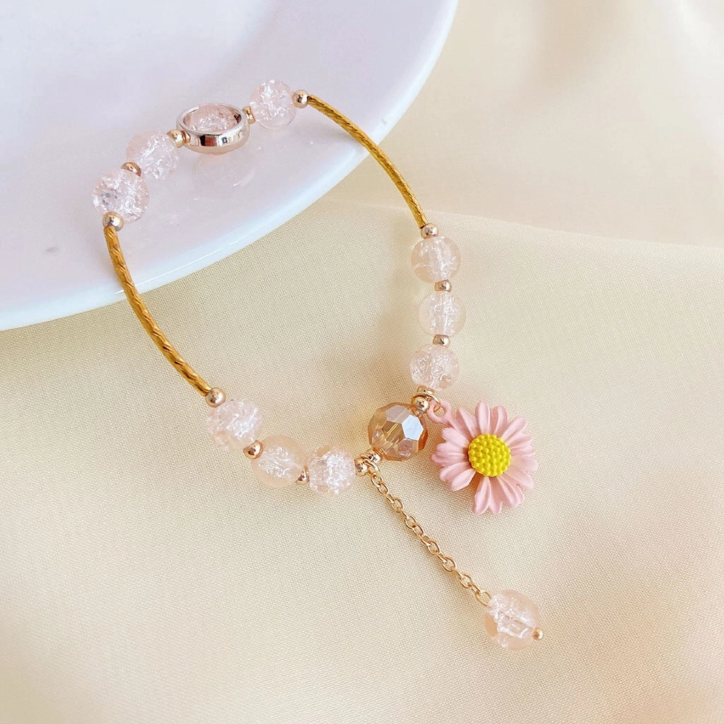 Wholesale Small Fresh Daisy Bracelet