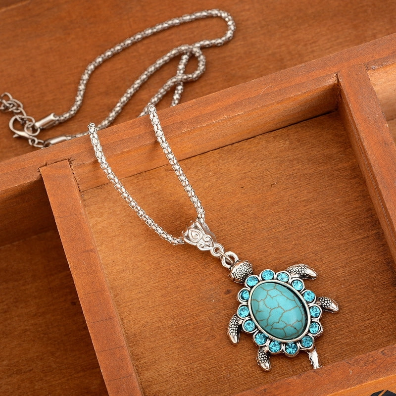 Wholesale Small Turtle Turquoise Earrings