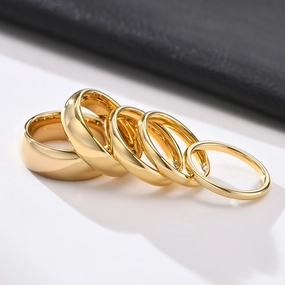 Wholesale Smooth Plain Tungsten Steel Couple Rings