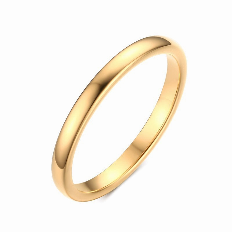 Wholesale Smooth Plain Tungsten Steel Couple Rings