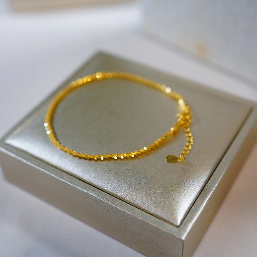 Wholesale Sparkling Design Sense Broken Gold New Fashion Bracelet