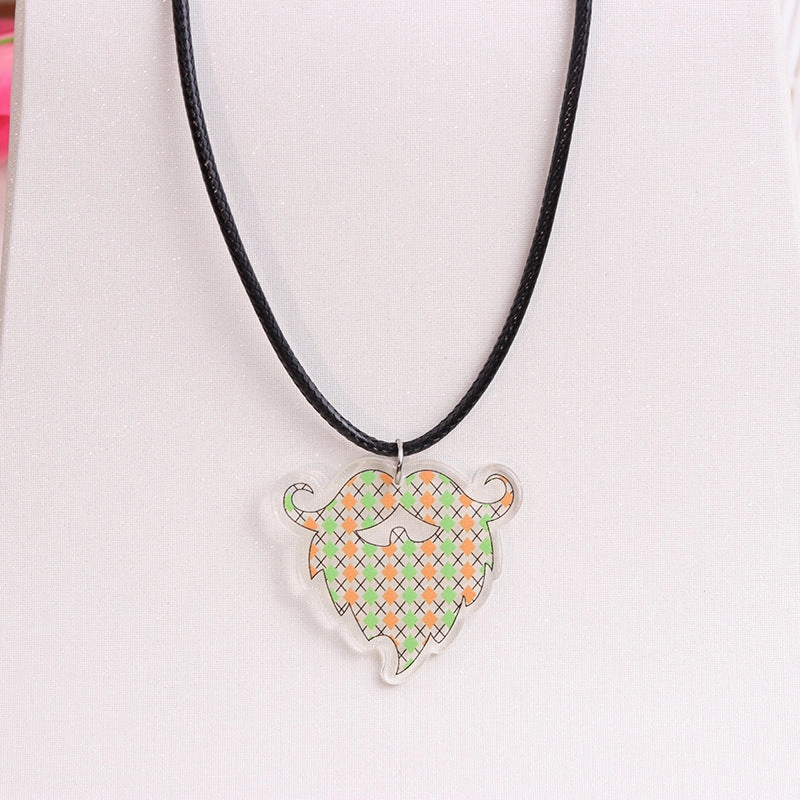 Wholesale St. Patrick's Day Beer Shamrock Rainbow Hat Pipe Necklace