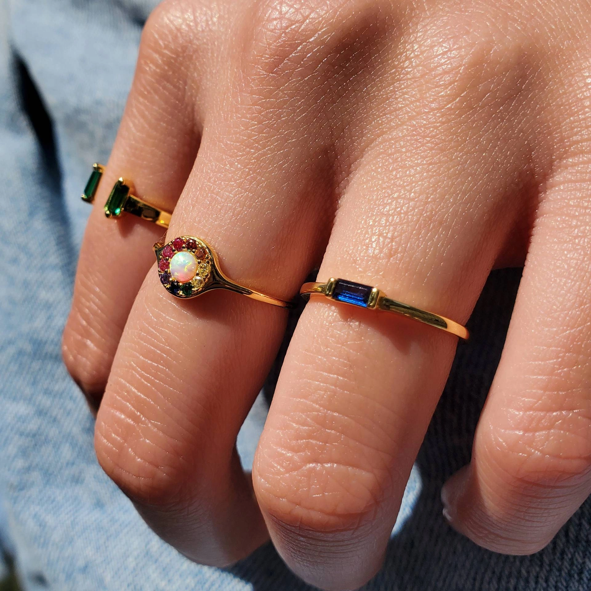 Wholesale Stainless Steel 18K Gold Plated Ring