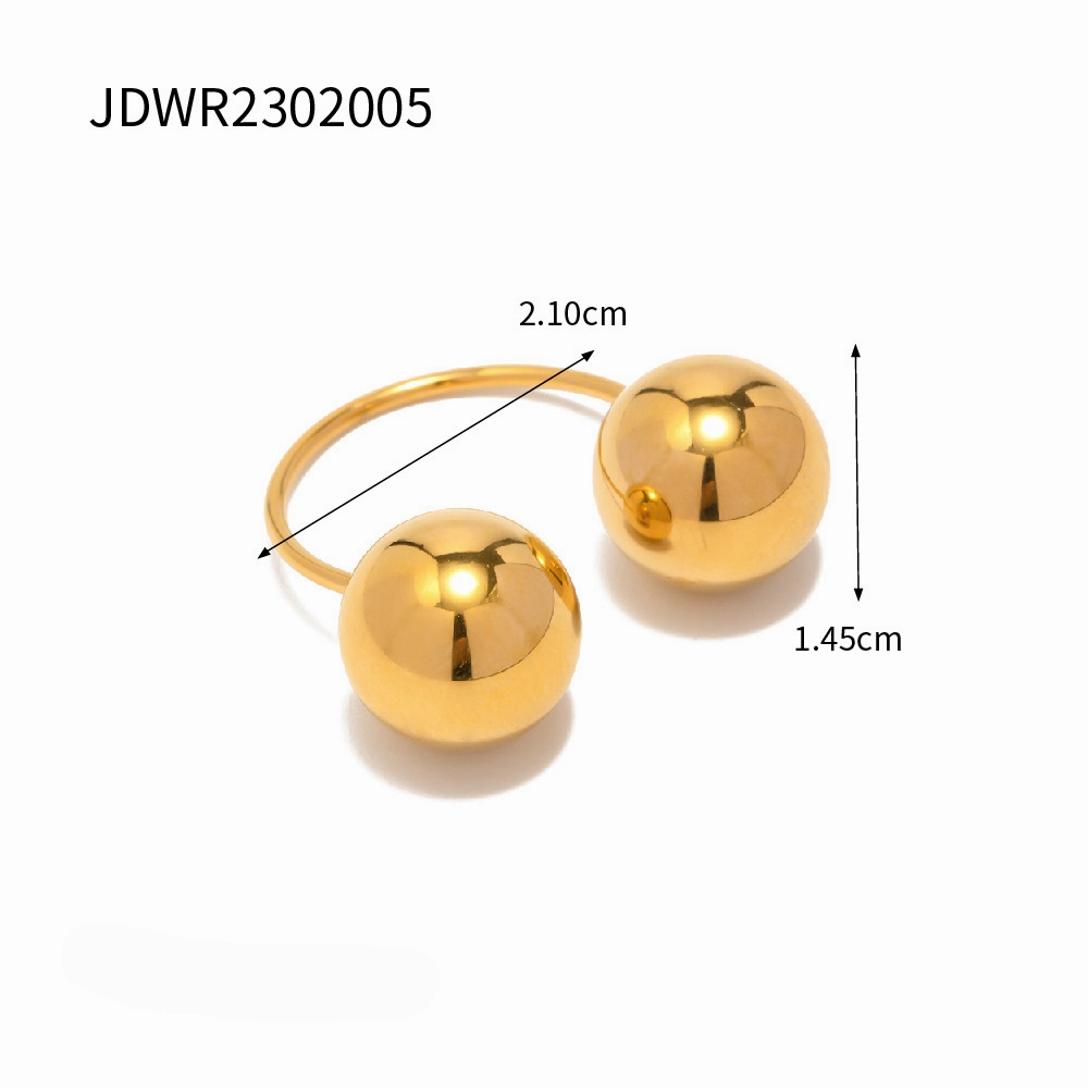 Wholesale Stainless Steel Big and Small Ball Rings