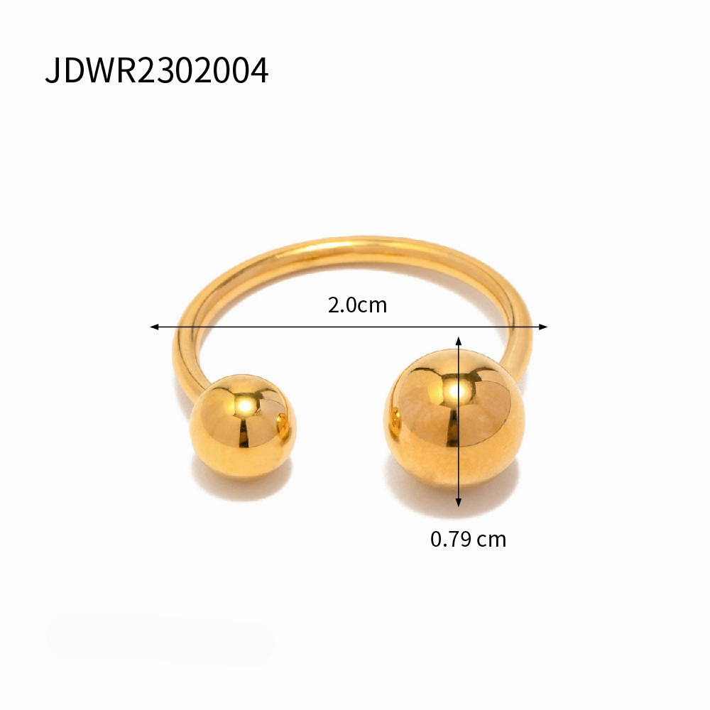 Wholesale Stainless Steel Big and Small Ball Rings