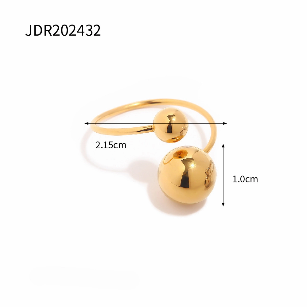 Wholesale Stainless Steel Big and Small Ball Rings