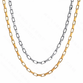 Wholesale Stainless Steel Box Chain Necklace