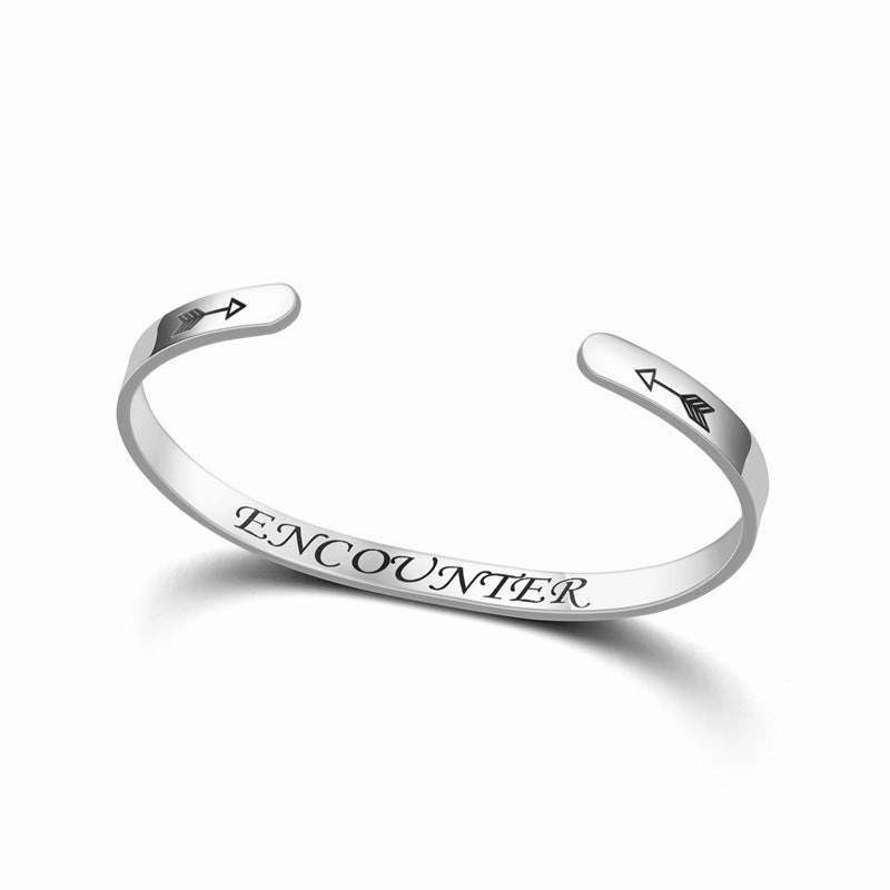Wholesale Stainless Steel C-shaped Bracelet