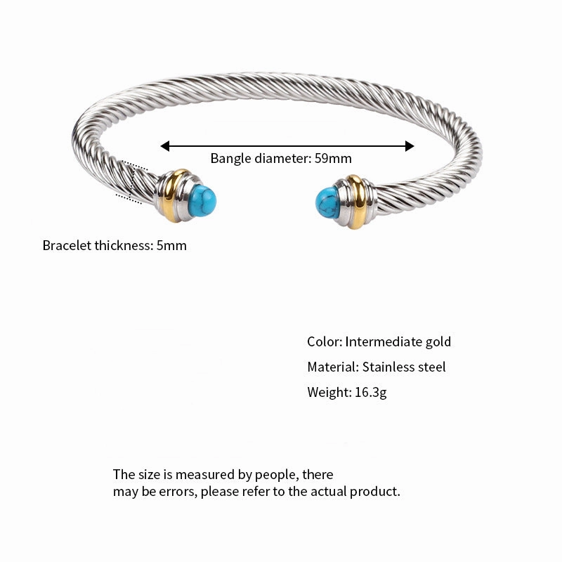 Wholesale Stainless Steel Cable Bracelet