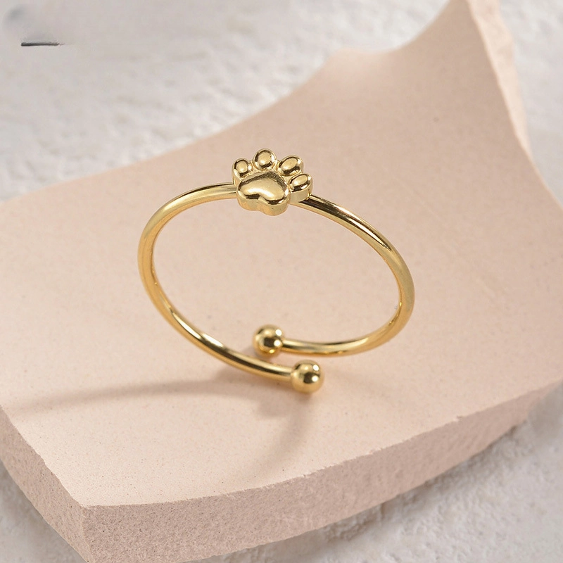 Wholesale Stainless Steel Cat Scratch Open Ring