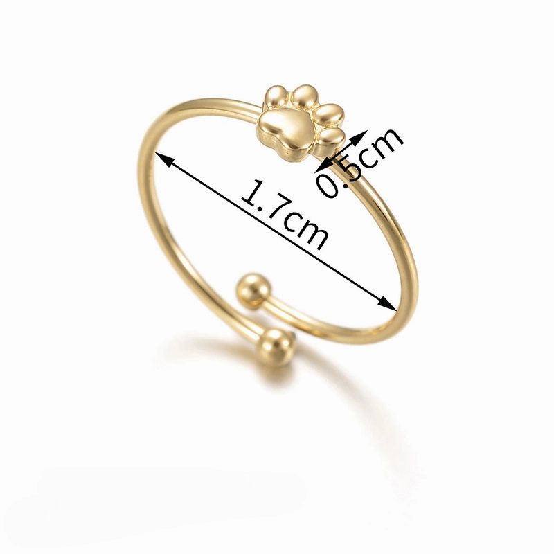 Wholesale Stainless Steel Cat Scratch Open Ring