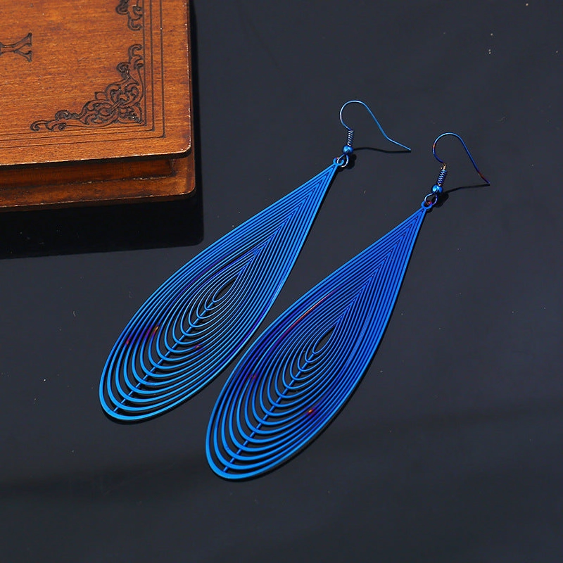 Wholesale Stainless Steel Colorful Statemente Earrings