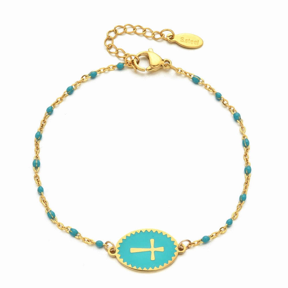 Wholesale Stainless Steel Cross Bracelet
