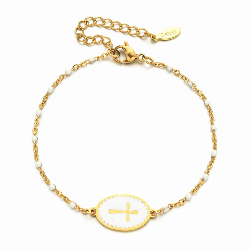 Wholesale Stainless Steel Cross Bracelet