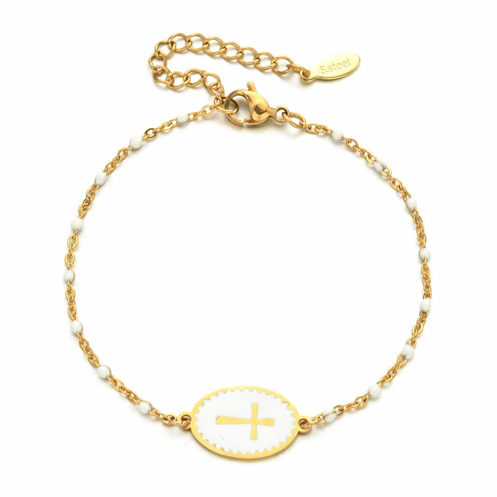 Wholesale Stainless Steel Cross Bracelet