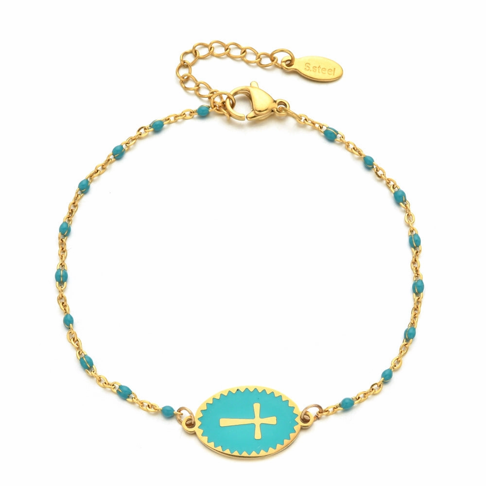 Wholesale Stainless Steel Cross Bracelet