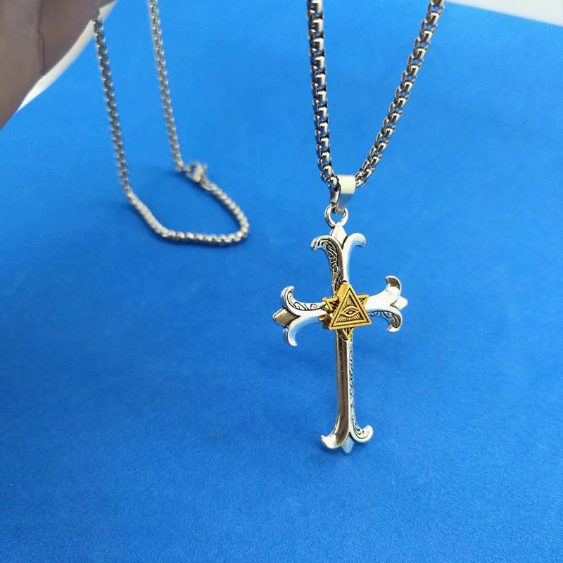 Wholesale Stainless Steel Cross Pendant Necklace
