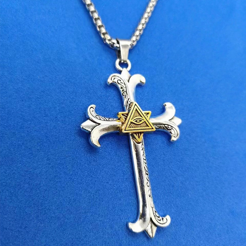 Wholesale Stainless Steel Cross Pendant Necklace