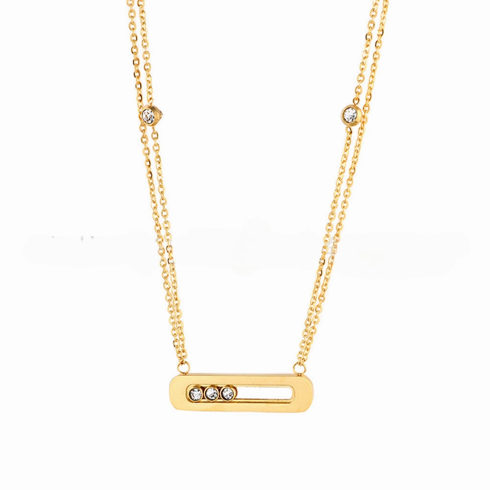 Wholesale Stainless Steel Gold Plated Necklace Ring Bracelet Set