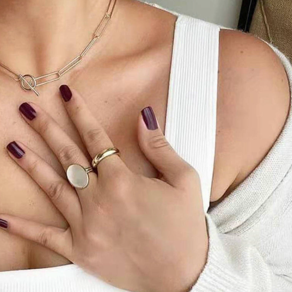 Wholesale Stainless Steel Gold Plated Ring