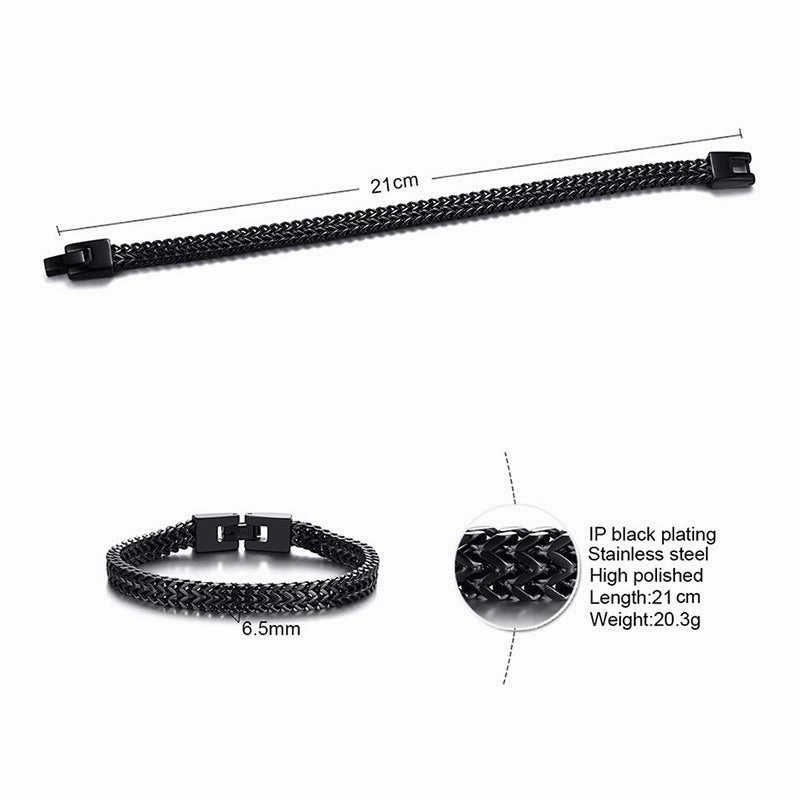 Wholesale Stainless Steel Keel Chain Men's Bracelet