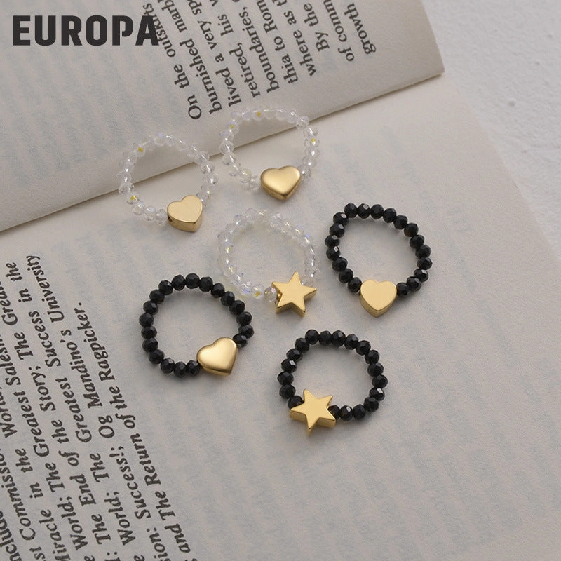 Wholesale Stainless Steel Love Heart Ring