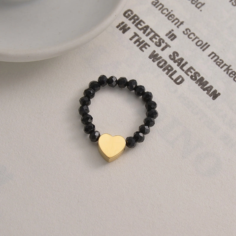 Wholesale Stainless Steel Love Heart Ring