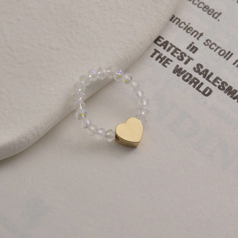 Wholesale Stainless Steel Love Heart Ring