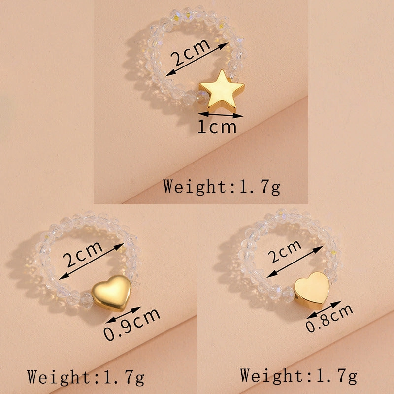 Wholesale Stainless Steel Love Heart Ring