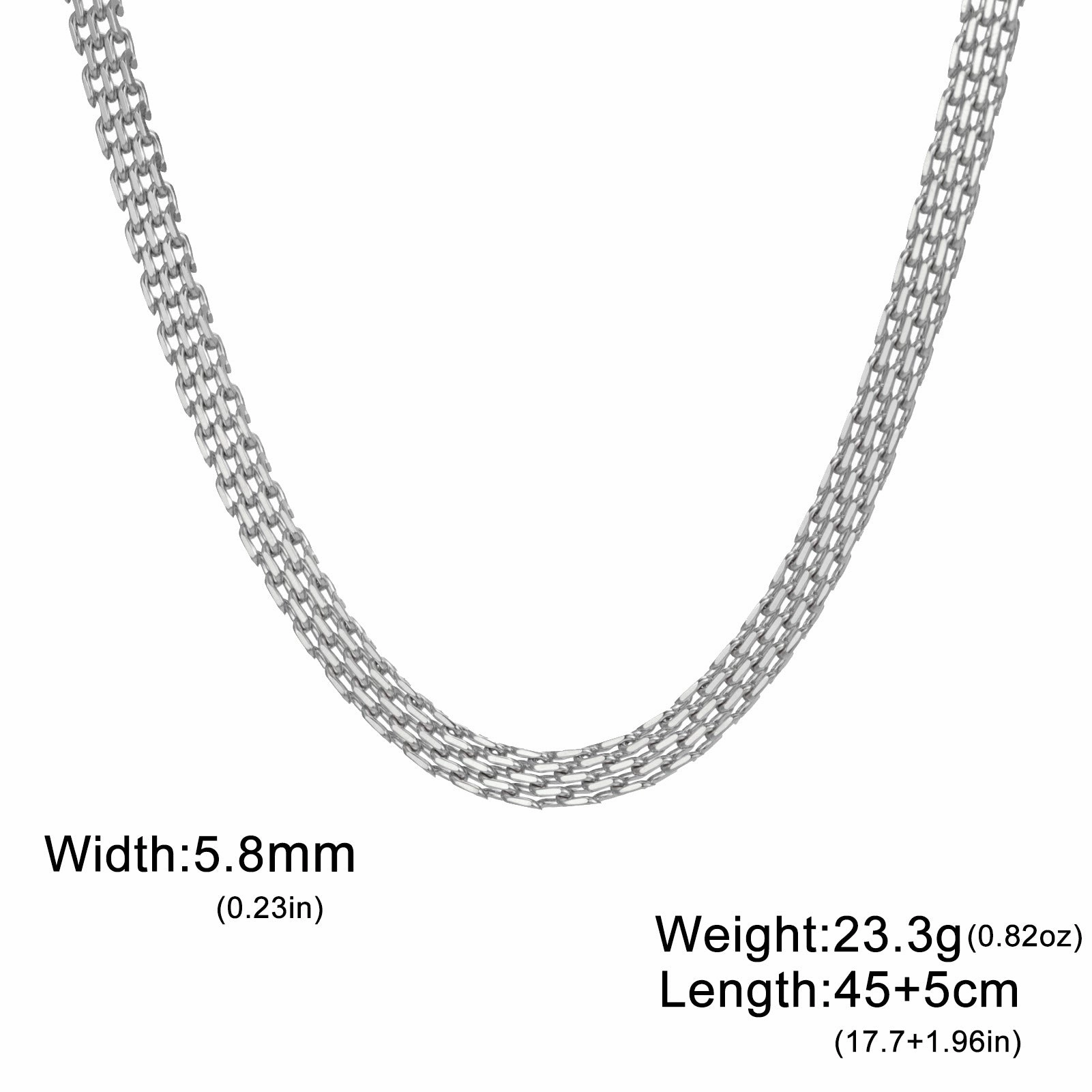 Wholesale Stainless Steel Mesh Necklace