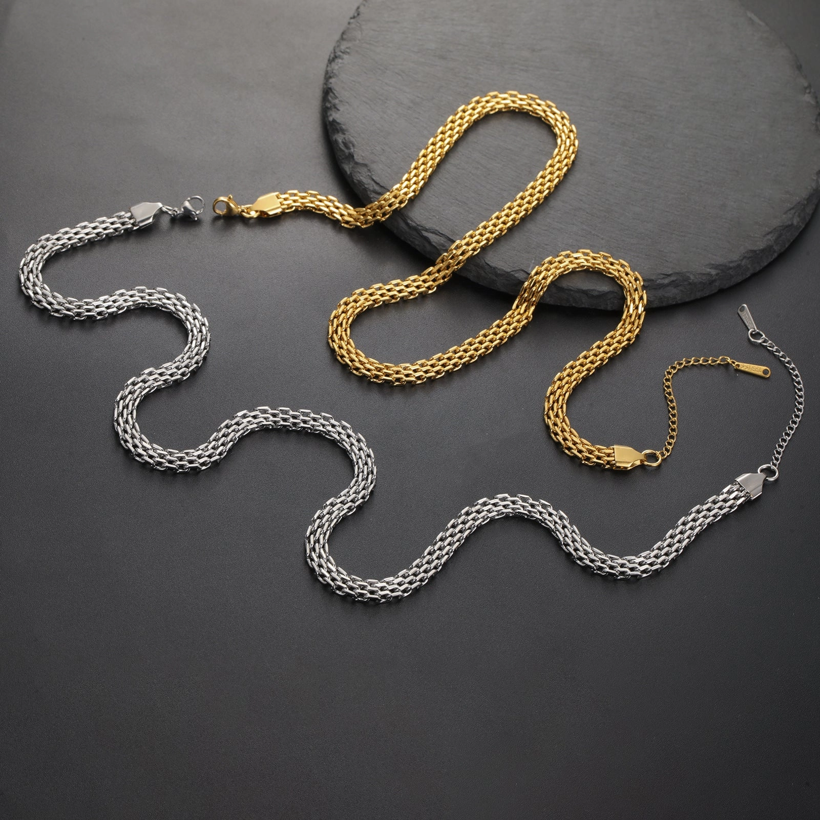 Wholesale Stainless Steel Mesh Necklace