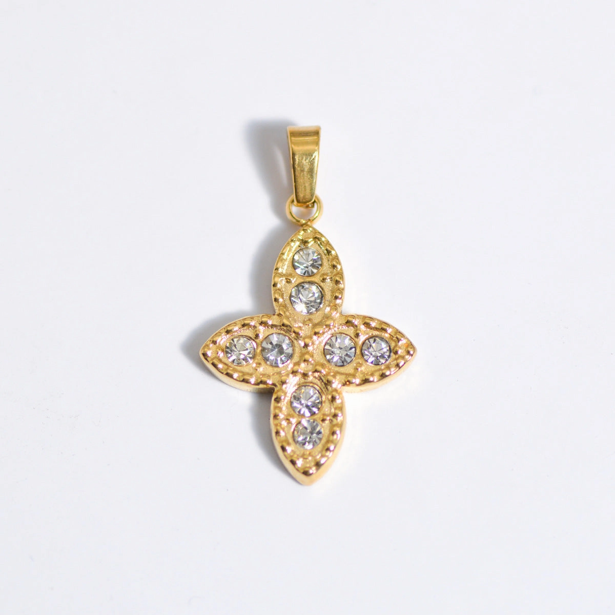 Wholesale Stainless Steel Natural Stone Oil Drop Necklace Jewelry