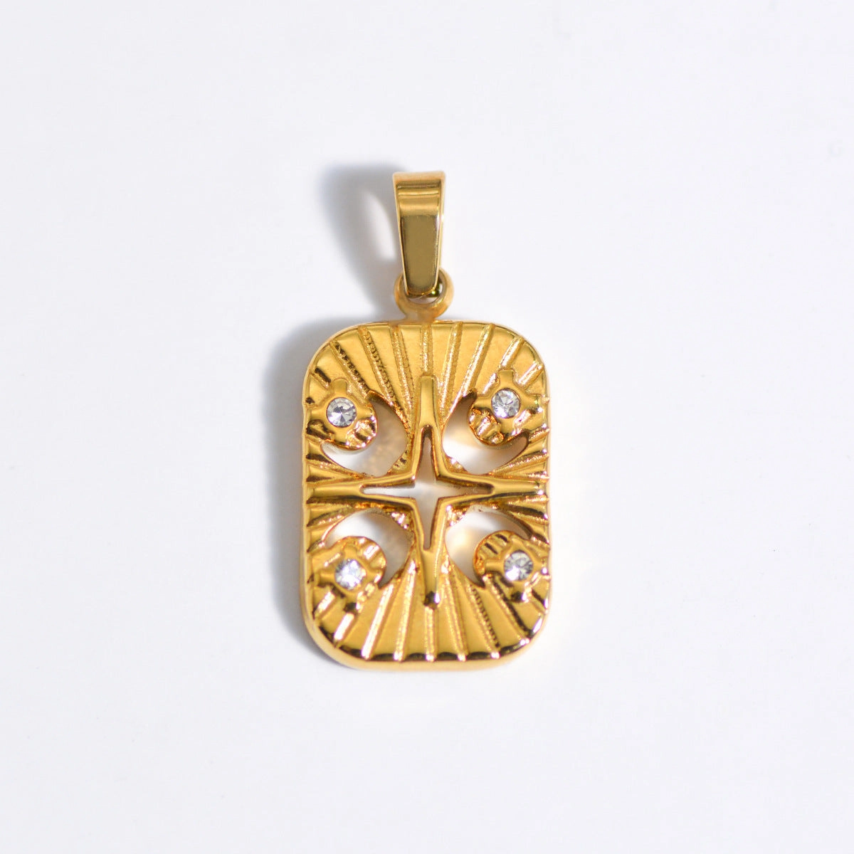 Wholesale Stainless Steel Natural Stone Oil Drop Necklace Jewelry