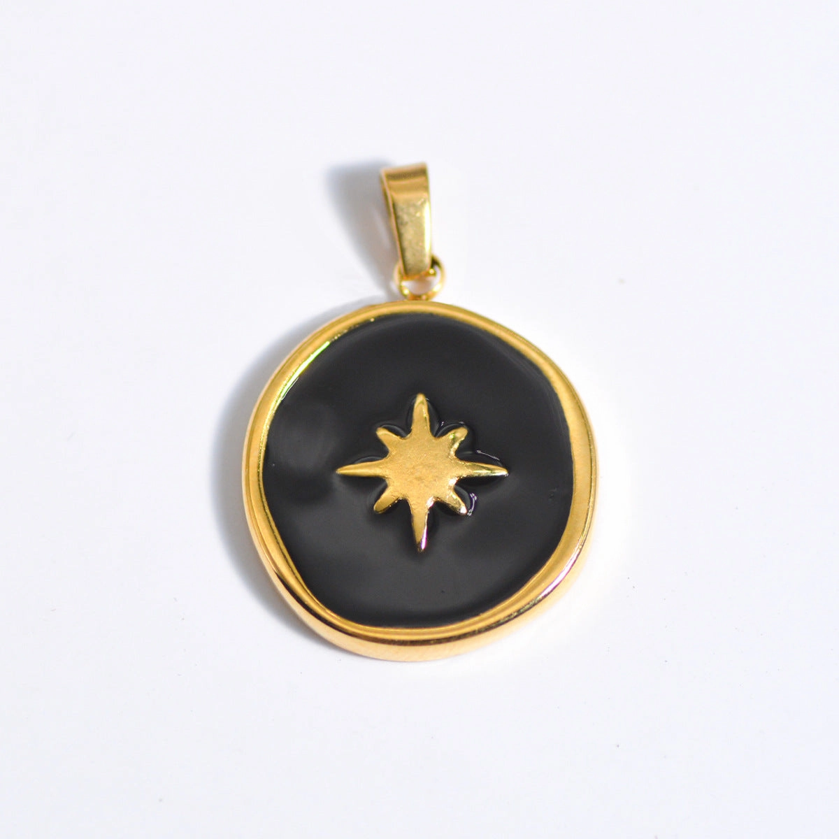 Wholesale Stainless Steel Natural Stone Oil Drop Necklace Jewelry
