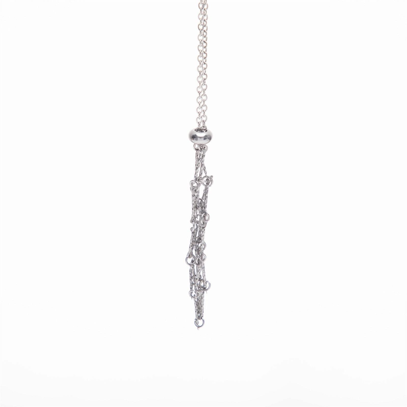 Wholesale Stainless Steel Net Pocket Natural Gemstone Crystal Accessories Bamboo Woven Adjustable Chain Pendant