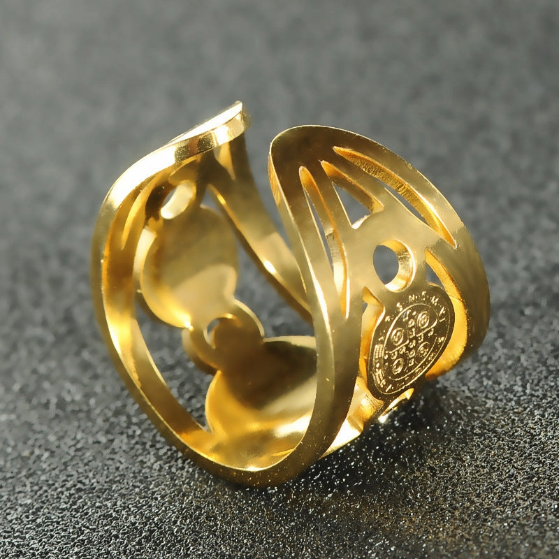 Wholesale Stainless Steel Open Adjustable Ring