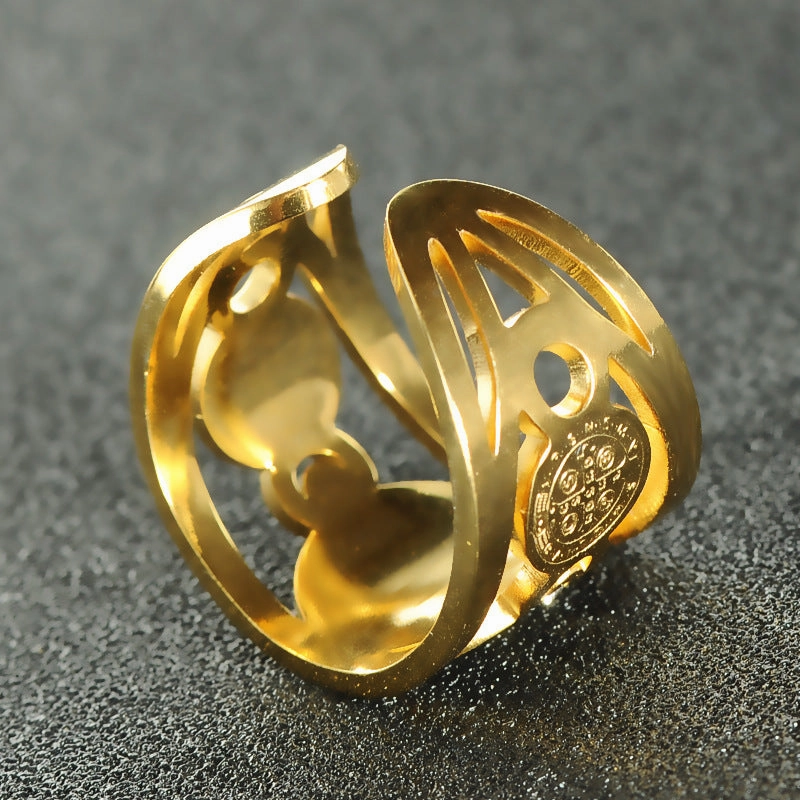 Wholesale Stainless Steel Open Adjustable Ring