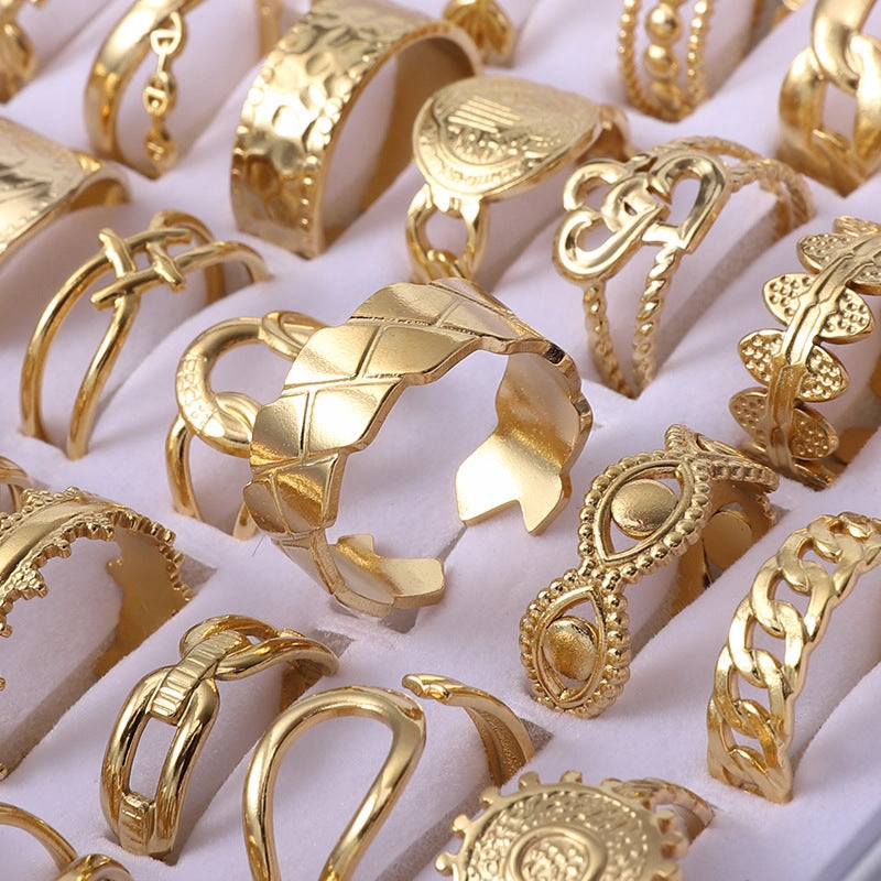 Wholesale Stainless Steel Open Adjustable Ring