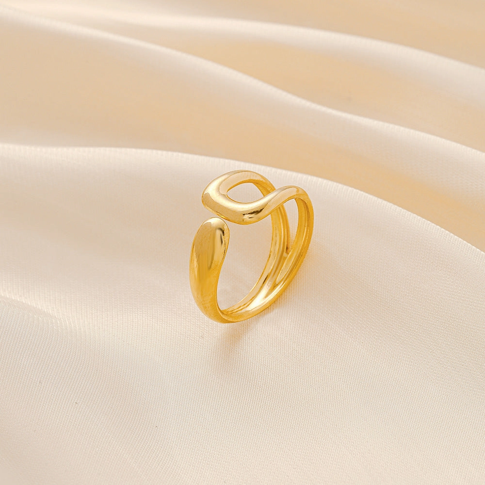Wholesale Stainless Steel Opening Line Adjustable Ring