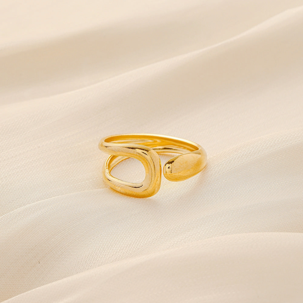Wholesale Stainless Steel Opening Line Adjustable Ring