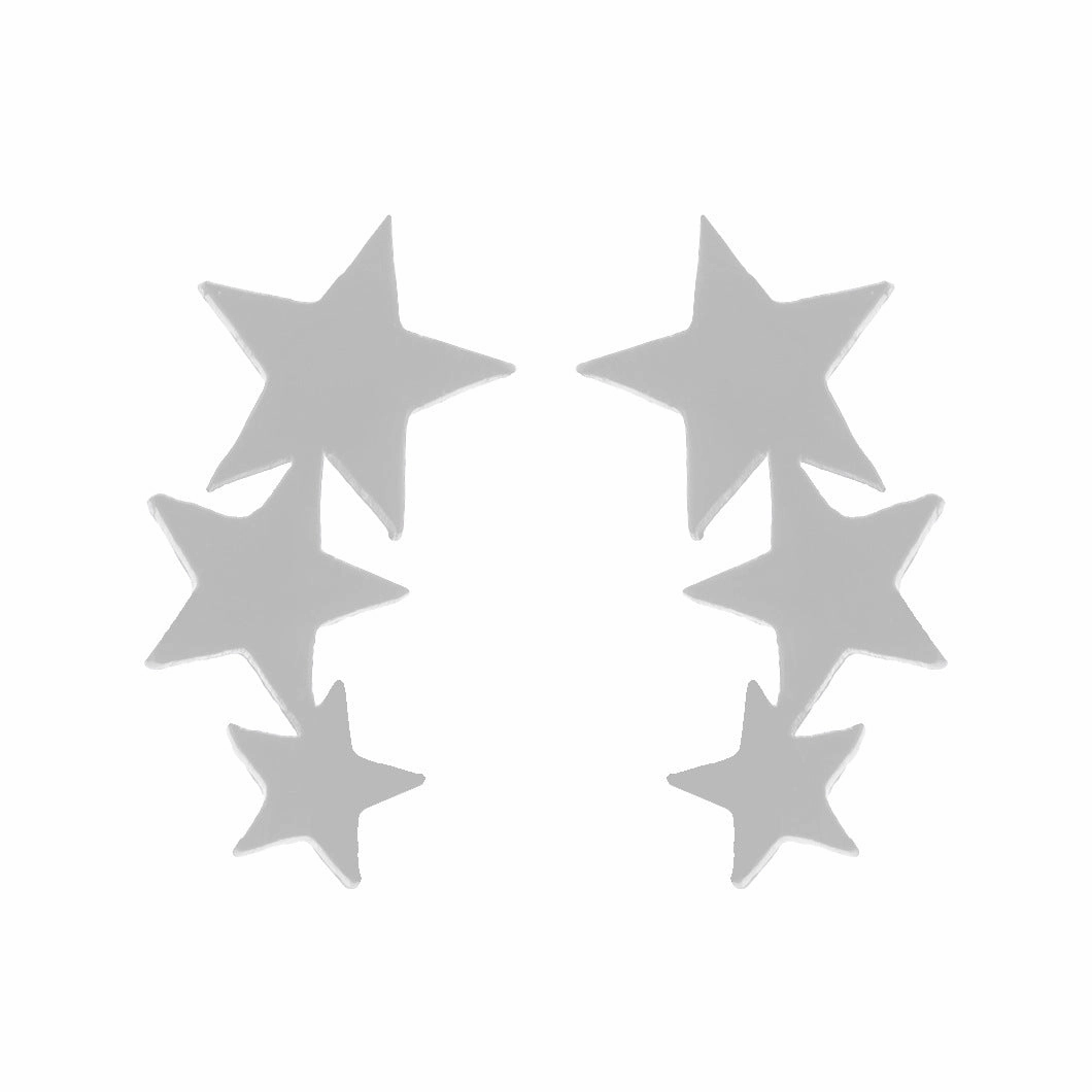 Wholesale Stainless Steel Star Moon Ear Studs