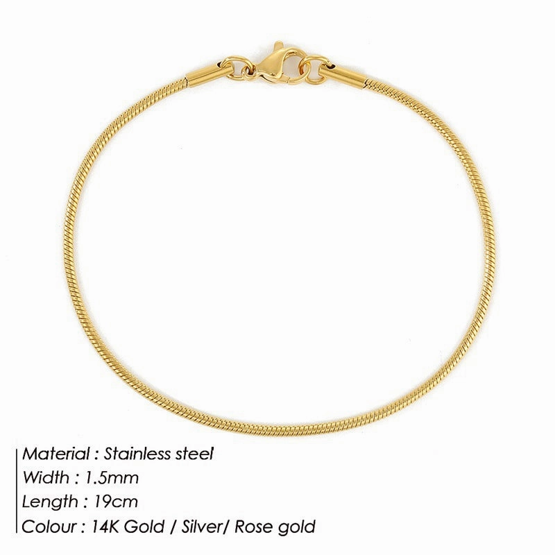 Wholesale Stainless Steel Titanium Steel Simple Bracelet