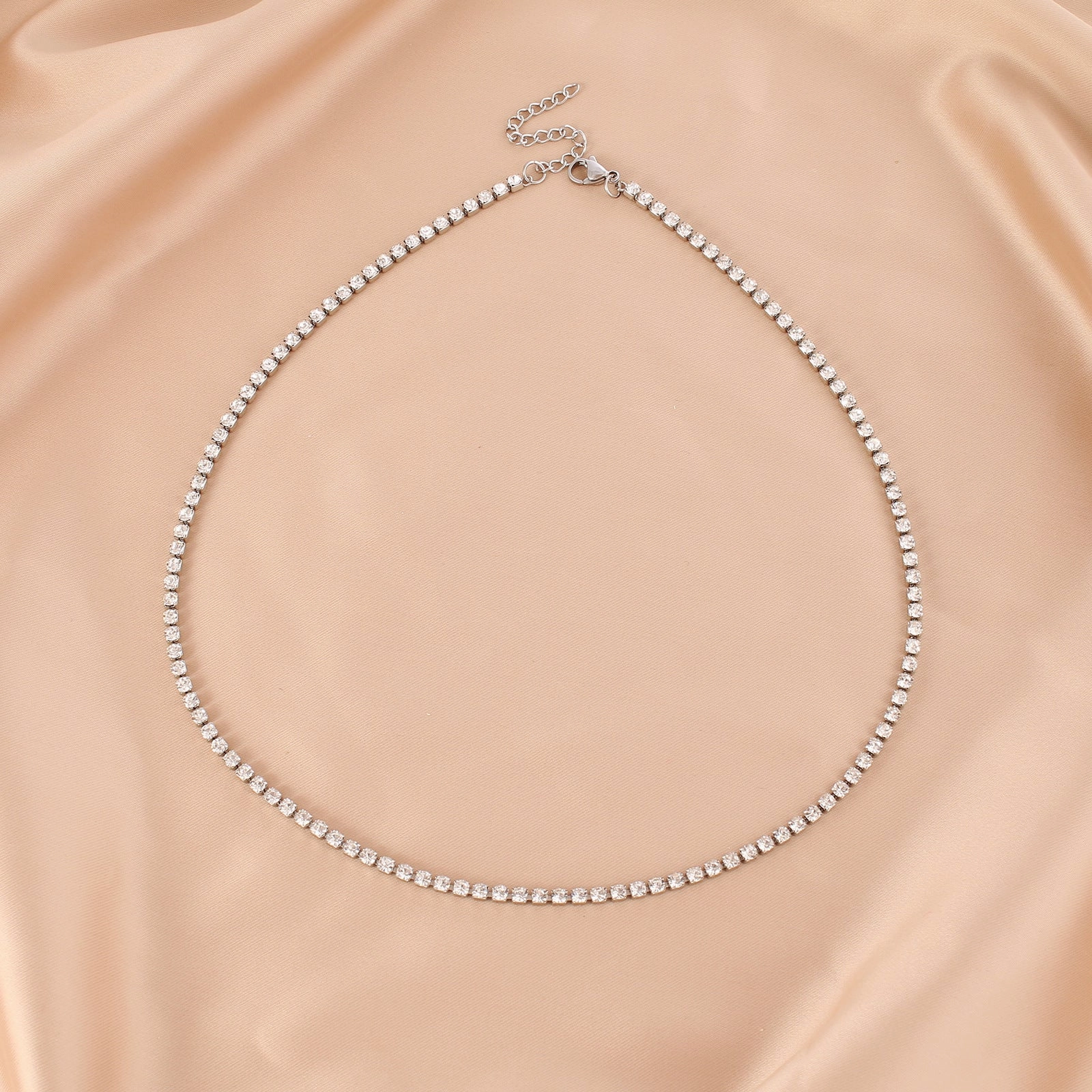 Wholesale Stainless steel zircon diamond cool style bracelet