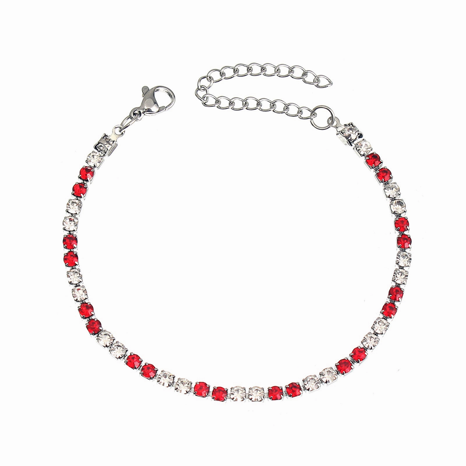 Wholesale Stainless steel zircon diamond cool style bracelet