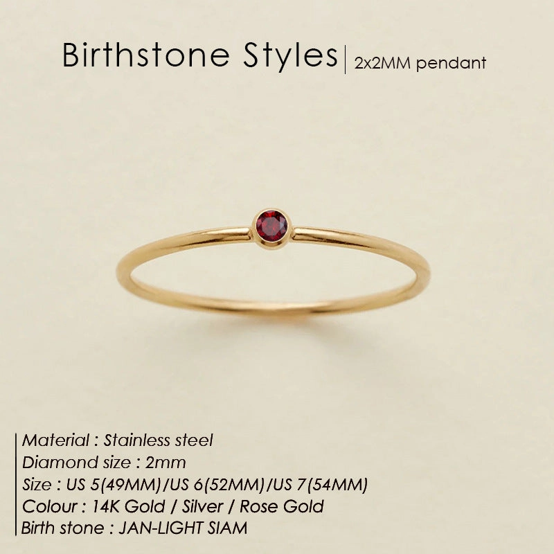 Wholesale Stainless Steel Zircon Ring