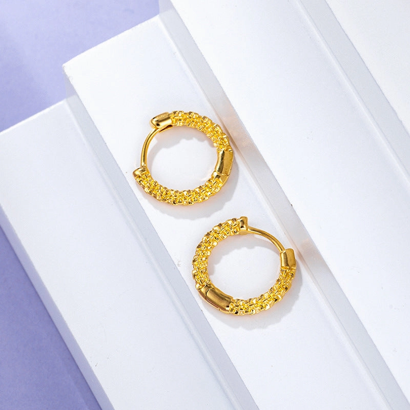 Wholesale Star Earrings Earrings Copper Plated 24k Gold Earrings